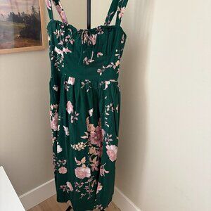 free people laters baby corset midi dress